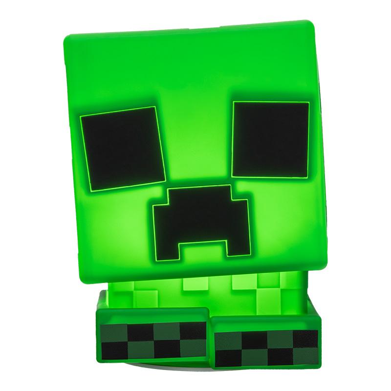 Minecraft Creeper SquishyGlo Silicone Light Rechargeable (high: 15 cm) / Minecraft silikonowa lampka z akumulatorem Creeper (wysokość: 15 cm)