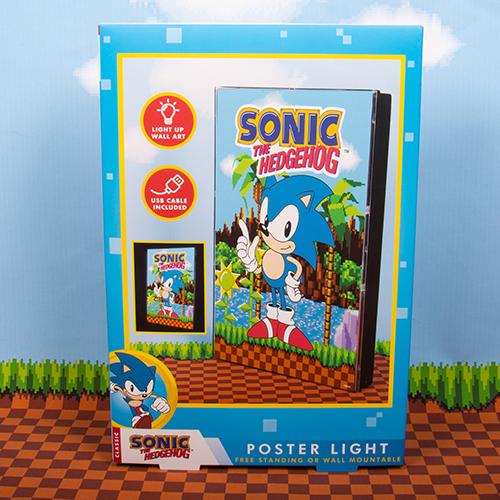 Sonic Poster desktop / wall light / Sonic lampka ścienna / biurkowa