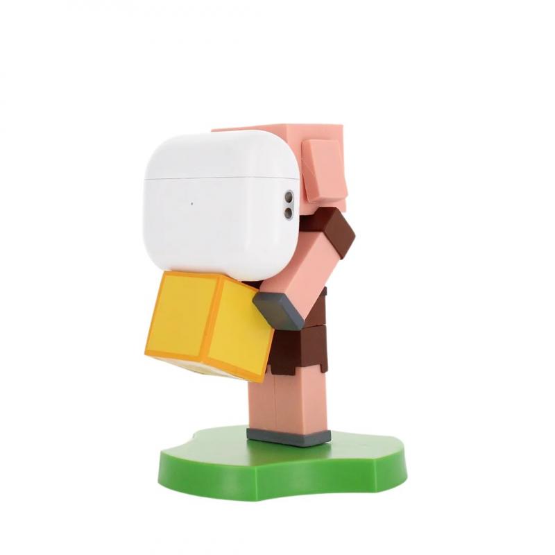 Minecraft Piglin Holdem, Earbud Holder (11 cm) / stojak na słuchawki Minecraft Piglin (11 cm)