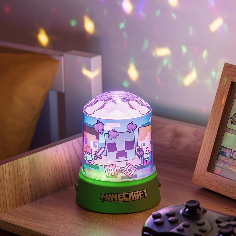 Minecraft Party Projection Light (high: 13 cm) / Minecraft Lampka projekcyjna na imprezę (wysokość: 13 cm)
