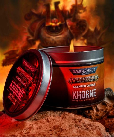 Warhammer 40000: Khorne Candle / Warhammer 40000 świeczka Khorne