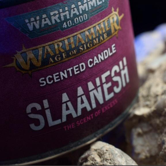 Warhammer 40000: Slaanesh Scent of Excess Candle / Warhammer 40000 świeczka Slaanesh Scent of Excess