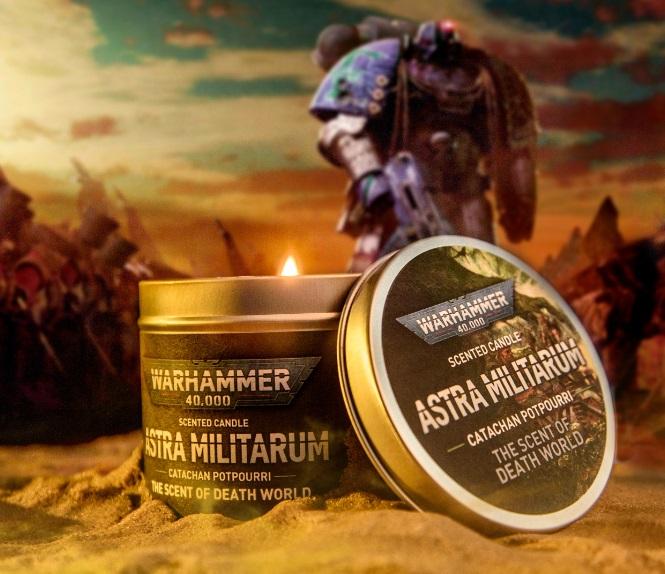Warhammer 40000: Astra Militarum Candle / Warhammer 40000 świeczka Astra Militarum