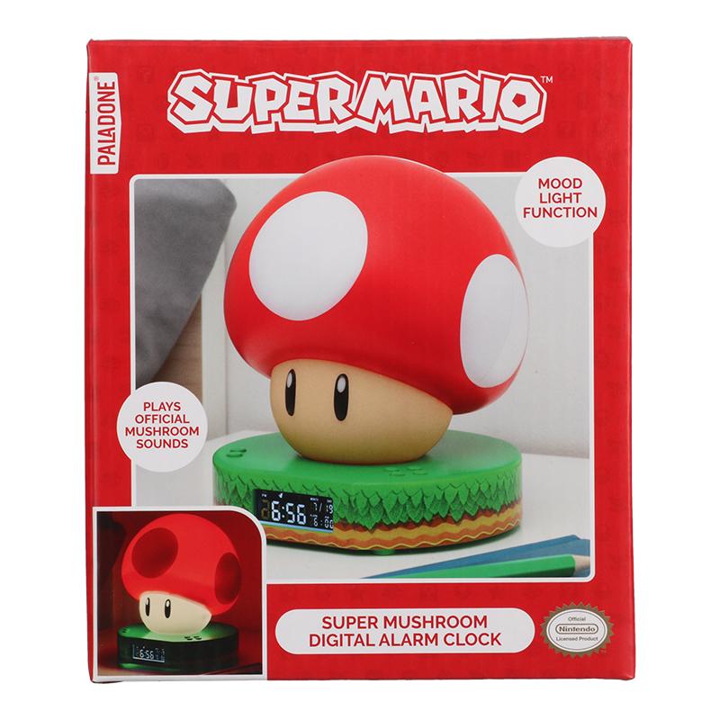 Super Mario Mushroom Digital Alarm Clock / zegar cyfrowy Super Mario Mushroom