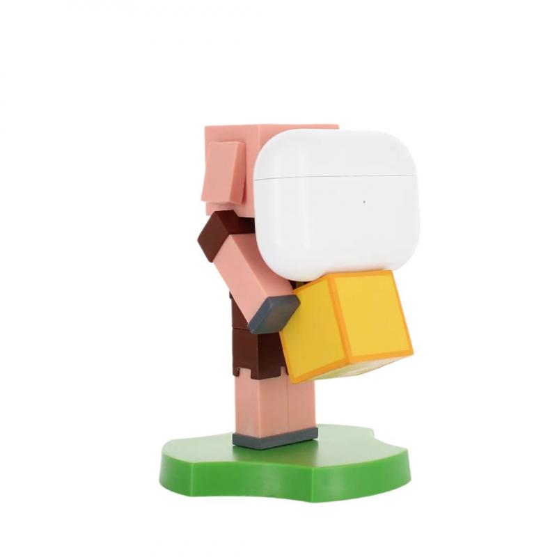 Minecraft Piglin Holdem, Earbud Holder (11 cm) / stojak na słuchawki Minecraft Piglin (11 cm)