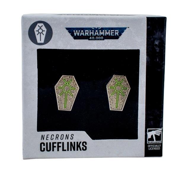 Warhammer 40,000: Necrons Cufflinks / Warhammer 40000 spinki do mankietów Necrons