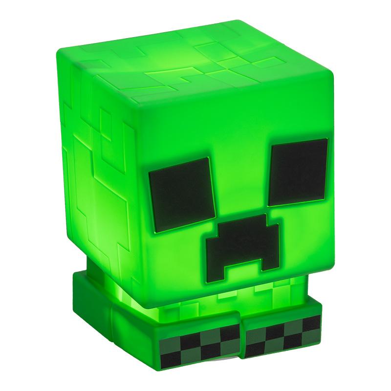 Minecraft Creeper SquishyGlo Silicone Light Rechargeable (high: 15 cm) / Minecraft silikonowa lampka z akumulatorem Creeper (wysokość: 15 cm)