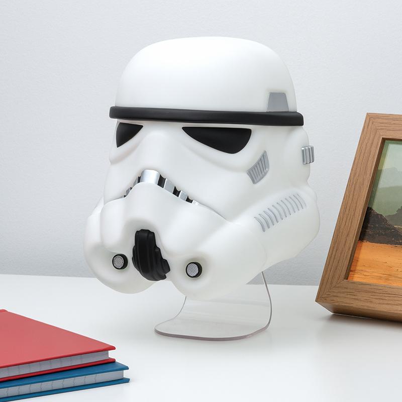 Star Wars Stormtrooper Mask Light desktop / wall light (high: 22 cm) / Gwiezdne Wojny Szturmowiec lampka ścienno-biurkowa (wysokość: 22 cm)