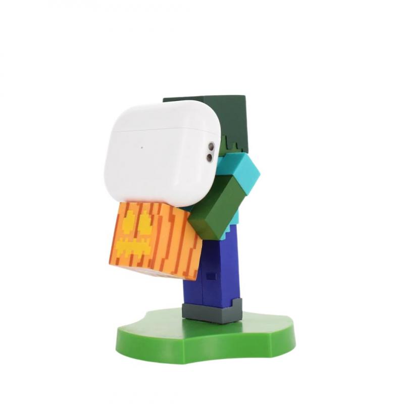 Minecraft Zombie Holdem, Earbud Holder (11 cm) / stojak na słuchawki Minecraft Zombie (11 cm)