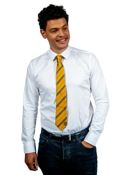 Harry Potter: Hufflepuff Tie in Gift Box / Harry Potter krawat Hufflepuff w ozdobnym pudełku