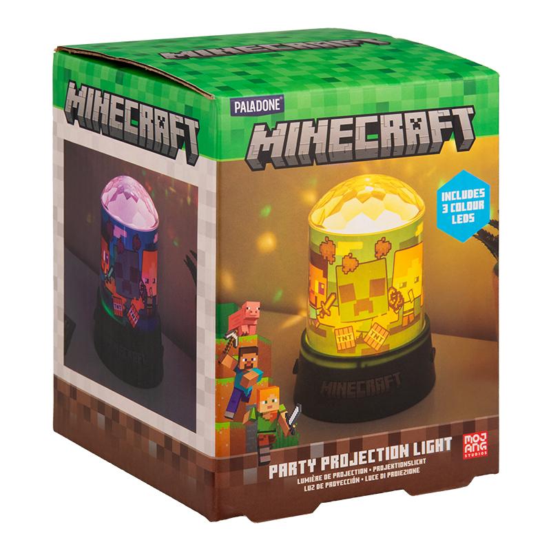 Minecraft Party Projection Light (high: 13 cm) / Minecraft Lampka projekcyjna na imprezę (wysokość: 13 cm)