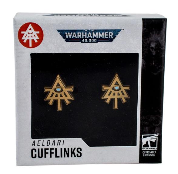 Warhammer 40,000: Aeldari Cufflinks / Warhammer 40000 spinki do mankietów Aeldari