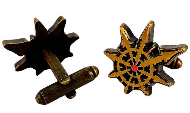 Warhammer 40,000: Chaos Cufflinks / Warhammer 40000 spinki do mankietów Chaos
