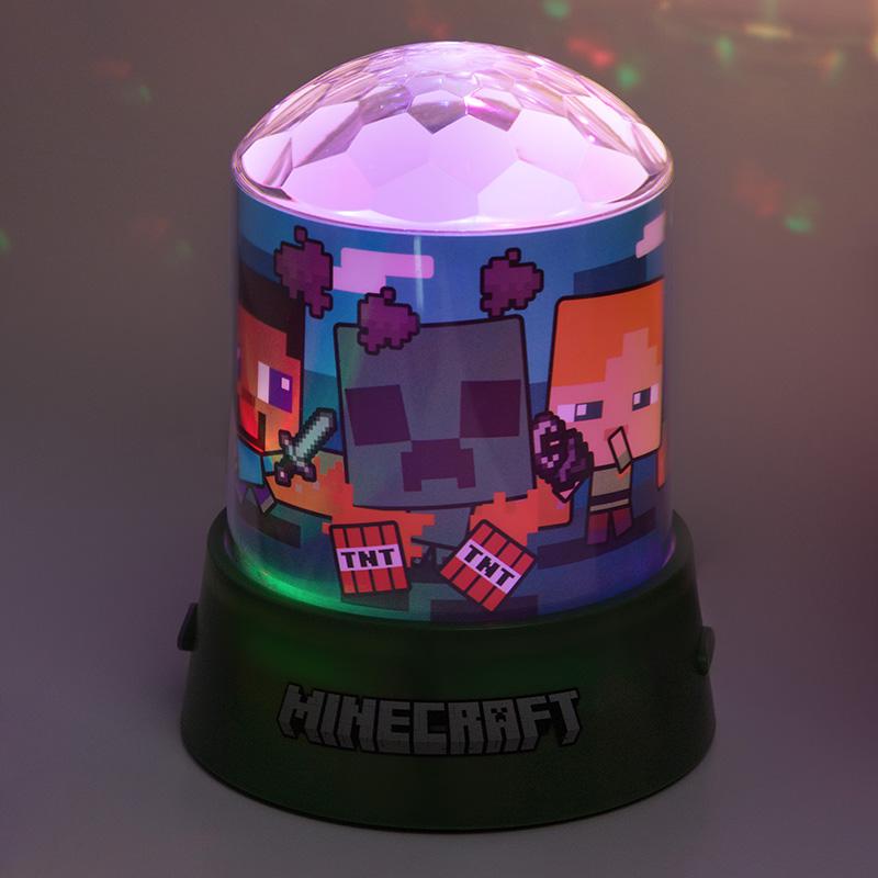 Minecraft Party Projection Light (high: 13 cm) / Minecraft Lampka projekcyjna na imprezę (wysokość: 13 cm)