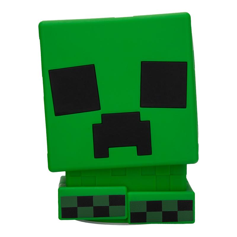 Minecraft Creeper SquishyGlo Silicone Light Rechargeable (high: 15 cm) / Minecraft silikonowa lampka z akumulatorem Creeper (wysokość: 15 cm)