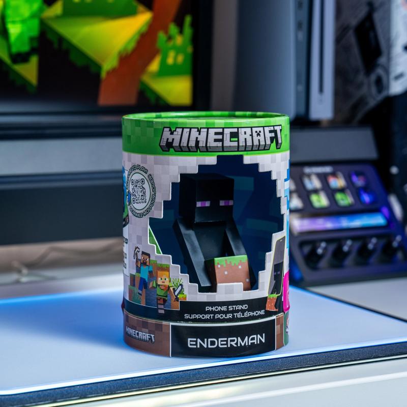 Minecraft Enderman Holdem, Earbud Holder (11 cm) / stojak na słuchawki Minecraft Enderman (11 cm)