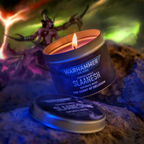 Warhammer 40000: Slaanesh Candle v.2 / Warhammer 40000 świeczka Slaanesh (wersja 2)