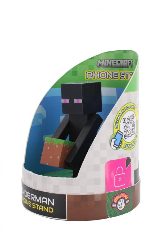 Minecraft Enderman Holdem, Earbud Holder (11 cm) / stojak na słuchawki Minecraft Enderman (11 cm)