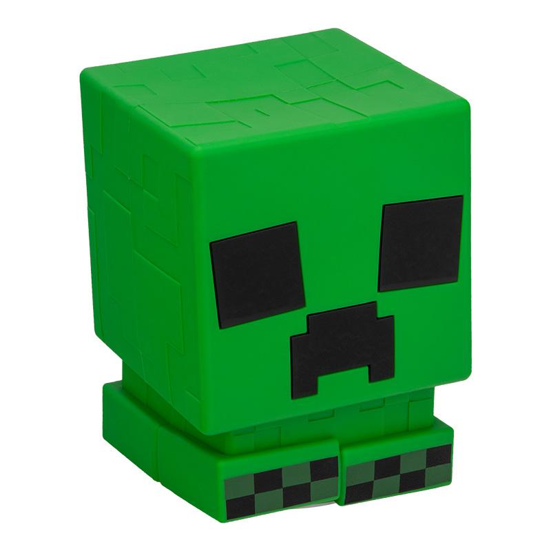 Minecraft Creeper SquishyGlo Silicone Light Rechargeable (high: 15 cm) / Minecraft silikonowa lampka z akumulatorem Creeper (wysokość: 15 cm)