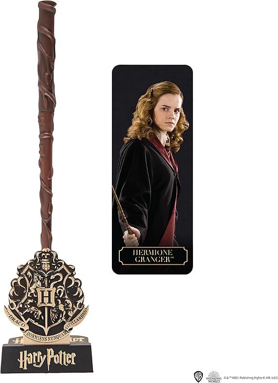 Harry Potter wand pen & stand with 3D bookmark - Hermione Granger / Harry Potter długopis różdżka plus stojak z zakładką 3D - Hermiona Granger