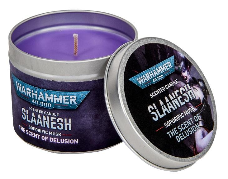 Warhammer 40000: Slaanesh Candle v.2 / Warhammer 40000 świeczka Slaanesh (wersja 2)