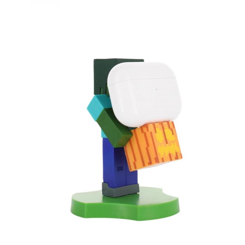 Minecraft Zombie Holdem, Earbud Holder (11 cm) / stojak na słuchawki Minecraft Zombie (11 cm)