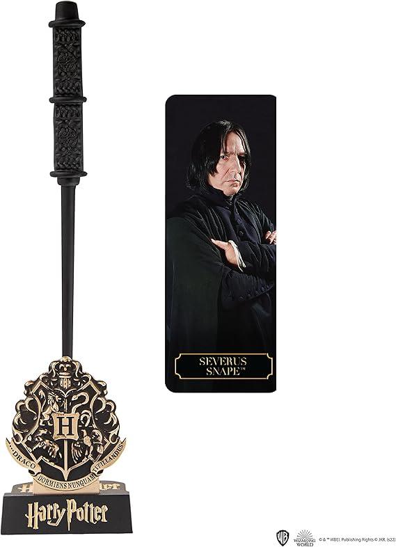 Harry Potter wand pen & stand with 3D bookmark - Severus Snape / Harry Potter długopis-różdżka plus stojak z zakładką 3D - Severus Snape