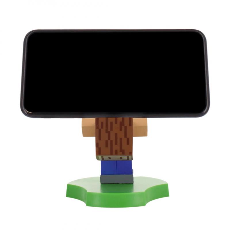 Minecraft Steve Holdem, Earbud Holder (11 cm) / stojak na słuchawki Minecraft Steve (11 cm)