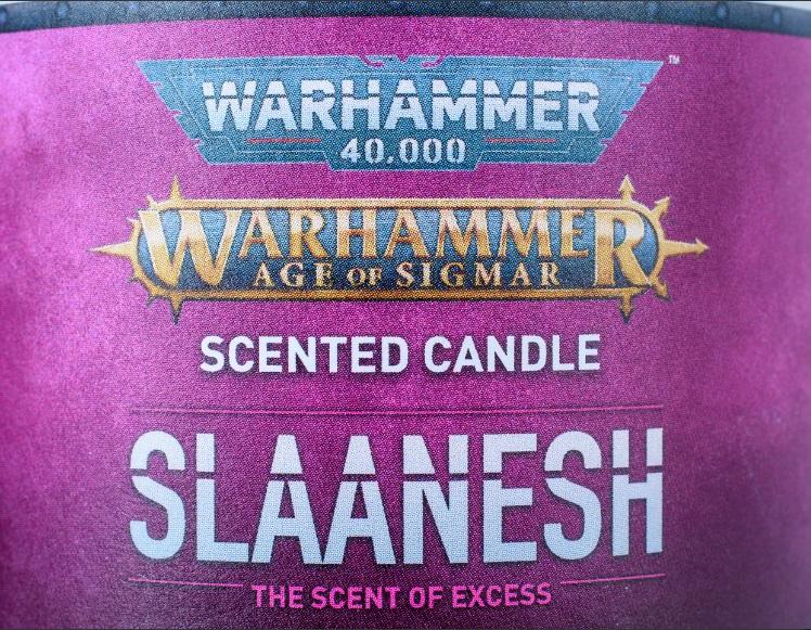 Warhammer 40000: Slaanesh Scent of Excess Candle / Warhammer 40000 świeczka Slaanesh Scent of Excess