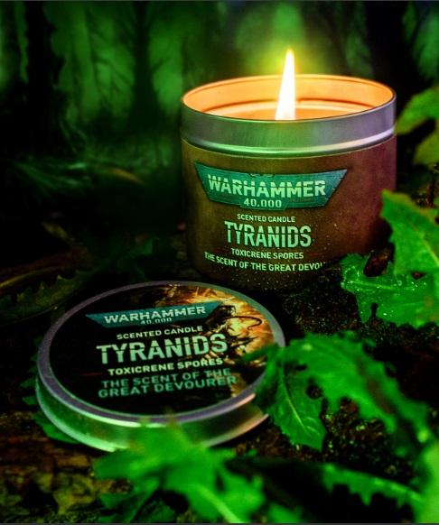 Warhammer 40000: Tyranids Candle / Warhammer 40000 świeczka Tyranids