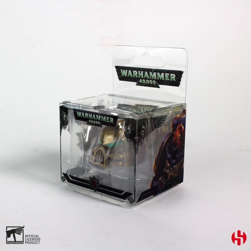 Warhammer 40K Metal Keychain Space Marine MKVII Helmet Gold / Warhammer 40K brelok metalowy Space Marine MKVII - hełm