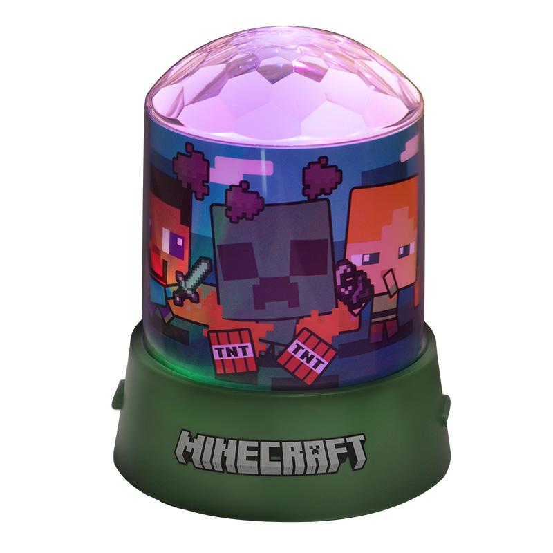 Minecraft Party Projection Light (high: 13 cm) / Minecraft Lampka projekcyjna na imprezę (wysokość: 13 cm)