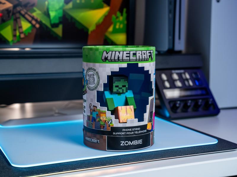 Minecraft Zombie Holdem, Earbud Holder (11 cm) / stojak na słuchawki Minecraft Zombie (11 cm)