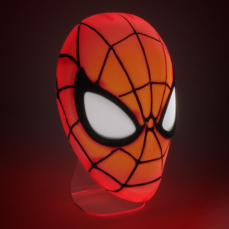 Marvel Spiderman Mask desktop / wall light (high: 22 cm) / lampka ścienno-biurkowa Marvel Spiderman maska (wysokość: 22 cm)
