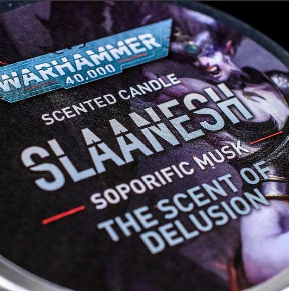 Warhammer 40000: Slaanesh Candle v.2 / Warhammer 40000 świeczka Slaanesh (wersja 2)
