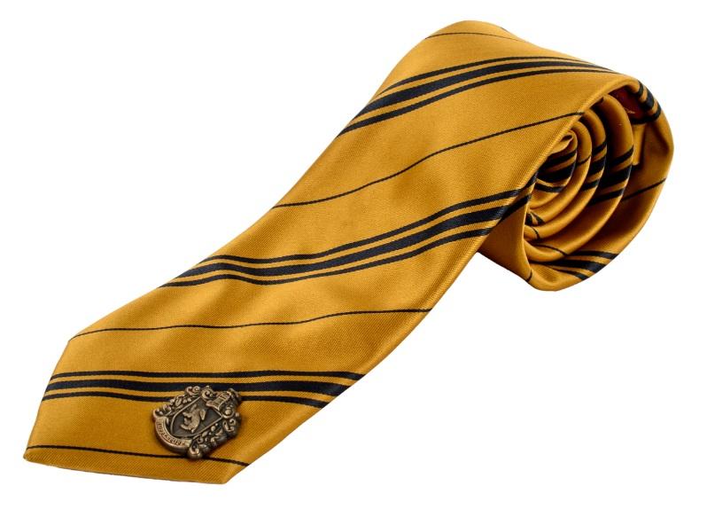 Harry Potter: Hufflepuff Tie in Gift Box / Harry Potter krawat Hufflepuff w ozdobnym pudełku