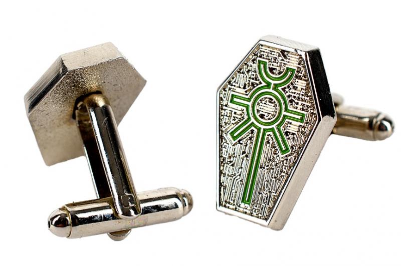 Warhammer 40,000: Necrons Cufflinks / Warhammer 40000 spinki do mankietów Necrons