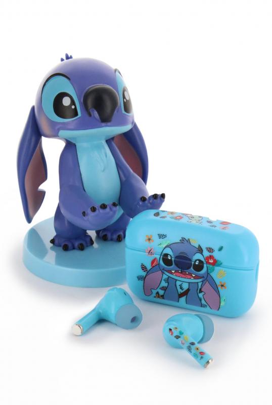 Disney Stitch: Buds Pro Wireless Bluetooth Earbuds and Phone Holder / Zestaw Disney Stitch: stojak na słuchawki plus słuchawki bezprzewodowe