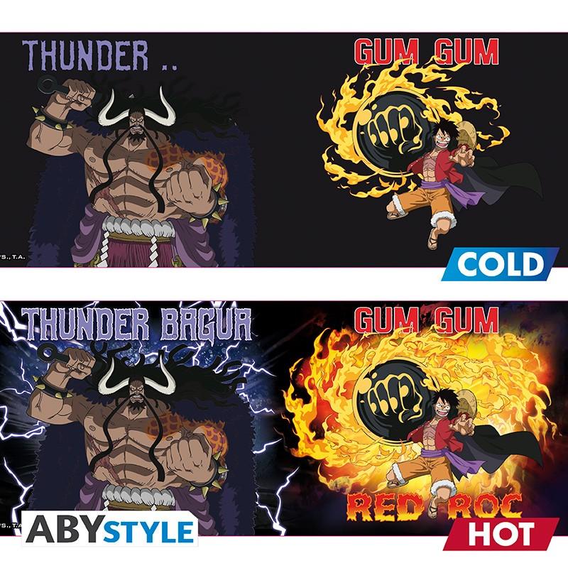 ONE PIECE mug heat change (460 ml) Luffy vs Kaidou / One Piece kubek termoaktywny (460 ml) Luffy vs Kaidou - ABS