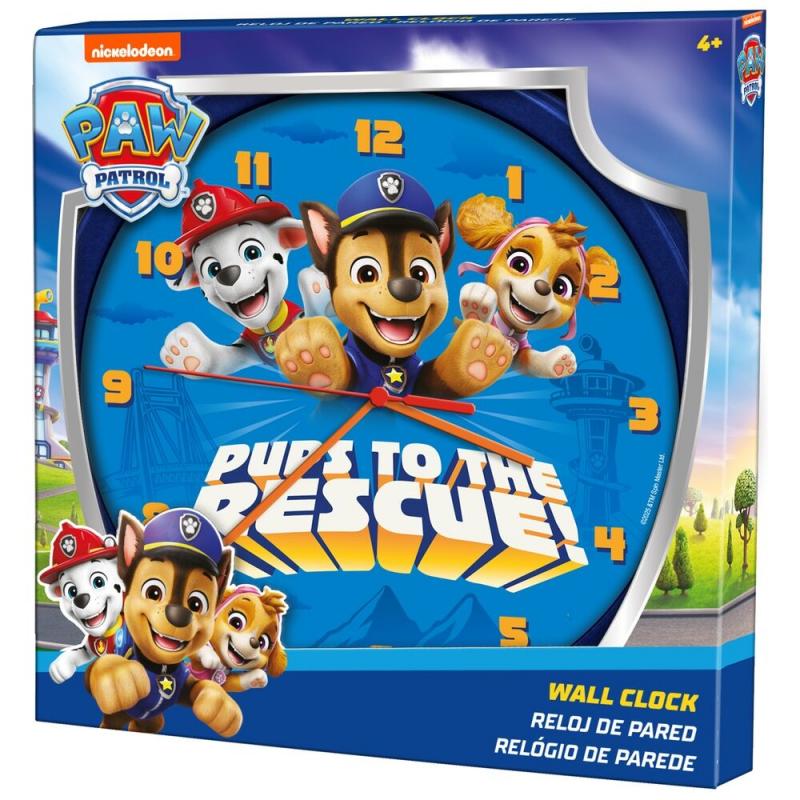 Paw Patrol wall clock (diameter: 25 cm) / Psi Patrol zegar ścienny (średnica: 25 cm)