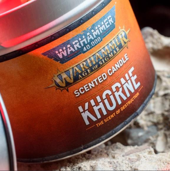 Warhammer 40000: Khorne Candle / Warhammer 40000 świeczka Khorne