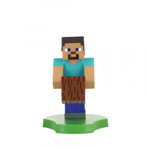 Minecraft Steve Holdem, Earbud Holder (11 cm) / stojak na słuchawki Minecraft Steve (11 cm)