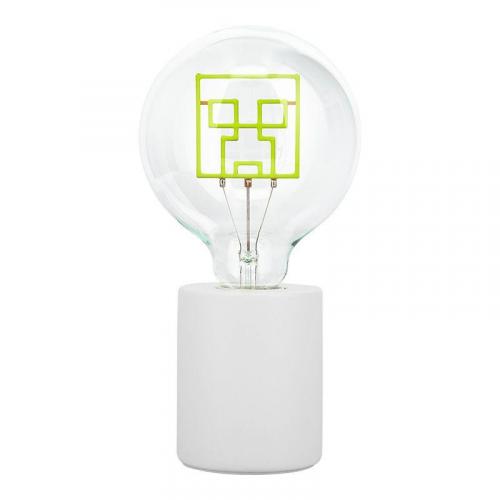 Minecraft Creeper LED Neon Bulb lamp (high: 24,3 cm) / Minecraft Creeper lampka - żarówka neonowa (wysokość: 24,3 cm)