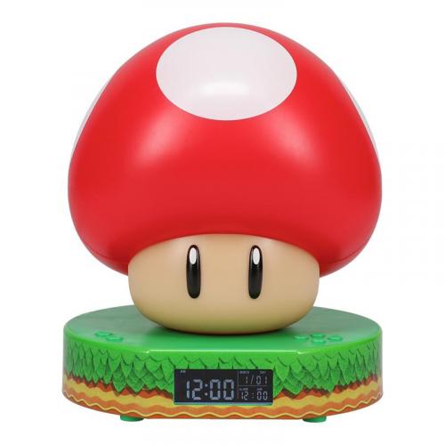 Super Mario Mushroom Digital Alarm Clock / zegar cyfrowy Super Mario Mushroom