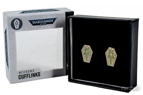 Warhammer 40,000: Necrons Cufflinks / Warhammer 40000 spinki do mankietów Necrons