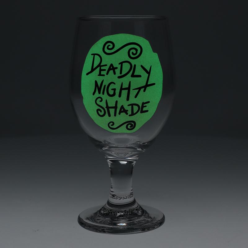 The Nightmare Before Christmas Glow in the Dark Glass / szklanka Miasteczko Halloween (świecąca w ciemności)