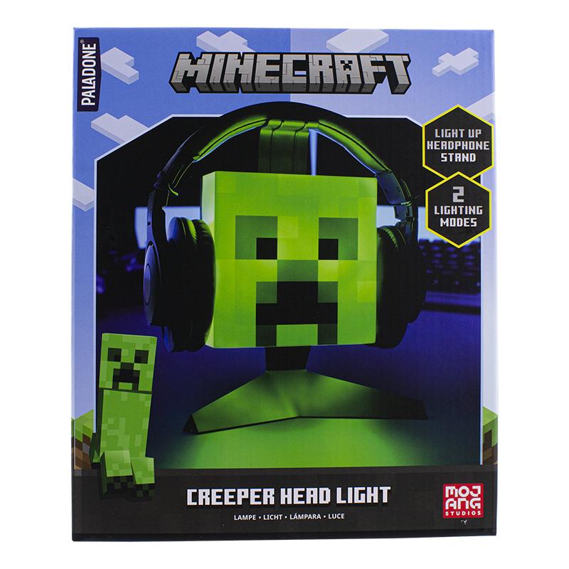 Minecraft Creeper light & headphone stand - 23,5 cm / lampka / stojak na słuchawki Minecraft Creeper (wysokość: 23,5 cm)