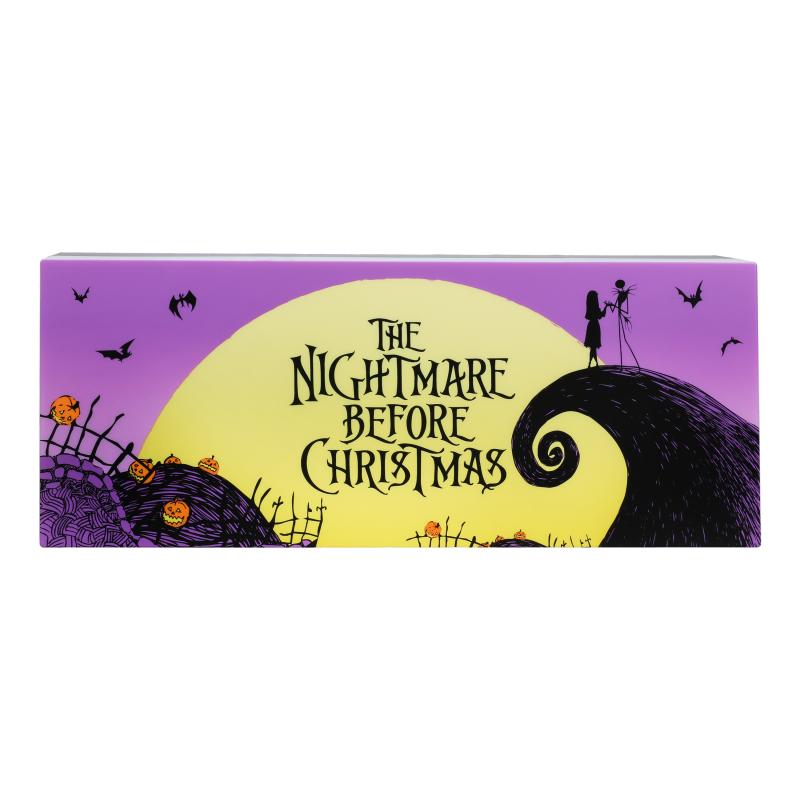 The Nightmare Before Christmas Logo Light / Lampka Miasteczko Halloween - logo