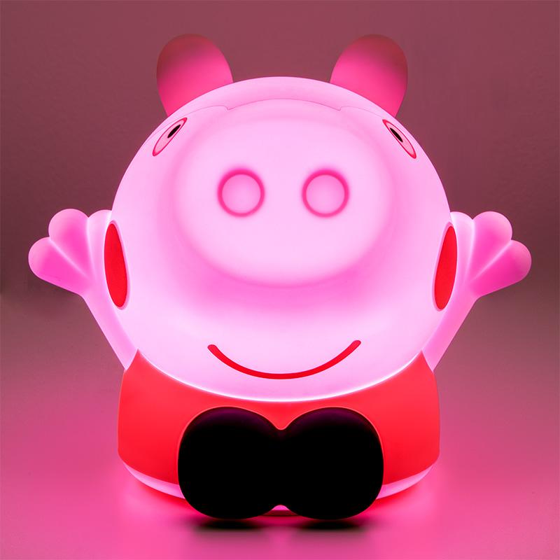 Peppa Pig Silicone Light Rechargeable Battery (high: 15 cm) / Świnka Peppa silikonowa lampka z akumulatorem (wysokość: 15 cm)