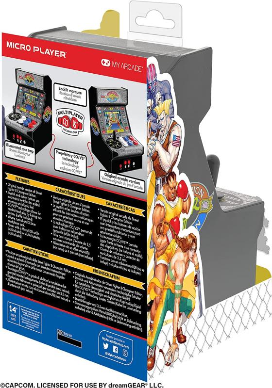 Micro Player Street Fighter II Champion Edition (premium edition) / Mikro automat do gier Street Fighter II Champion Edition (edycja premium)
